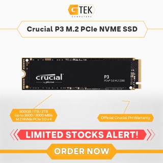 Crucial P3 2TB M.2 NVMe - Disco SSD PCIe 3.0