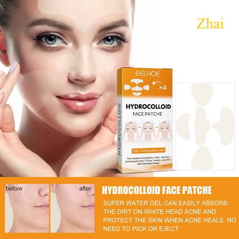 20cs Patch Face Hydrocolloid Face Mask For Acne, Large Pimple Patches