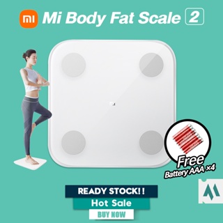 Original Xiaomi Smart Home Body Composition Scale 2 Mi Fit App Smart Mi  Body Fat Scale 2 Bluetooth 5.0 Monitor LED Display