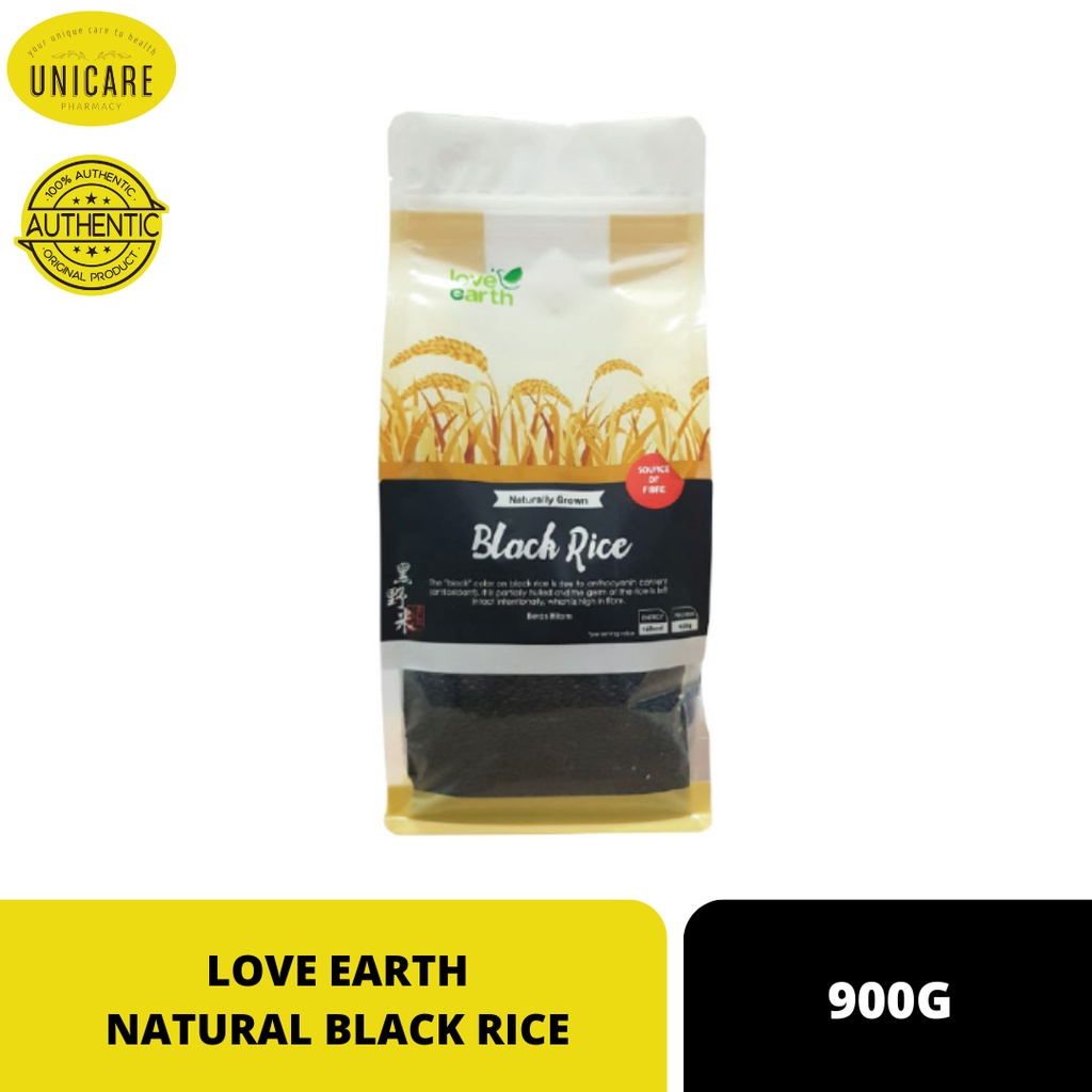 LOVE EARTH BLACK RICE 900G | Shopee Philippines
