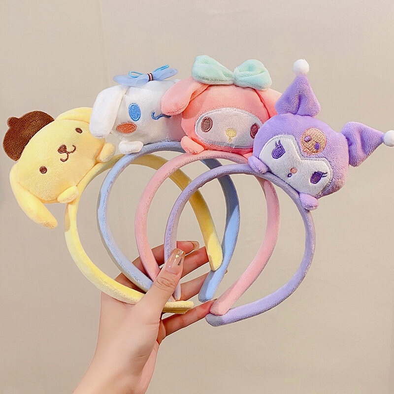 Korean Style Cartoon Yugui Dog Headband for Women Wash Face Hairband ...