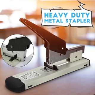 Huapuda Large Capacity Paper Binding Stapler Heavy Duty Stapler Bookbinding  Stapling Staples Hand Operated Stapler 0100 & 0240