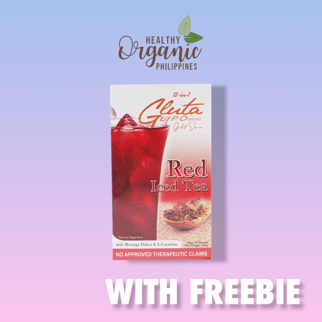 herbalife ♣Gluta Lipo Gold Red Iced Tea Detox Slimming Whitening