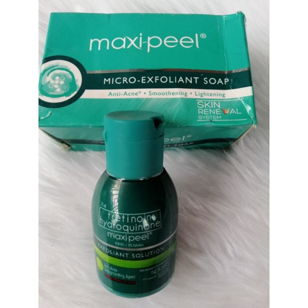 70%Off Set SALE Maxipeel micro Exfoliant Soap&Exfoliant solution