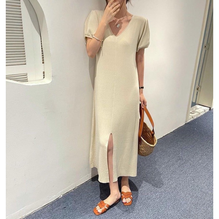 Knitted shop dress shopee