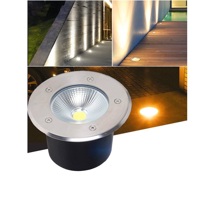 Outdoor Waterproof LED Underground Lamp IP67 Buried Garden Deck ...