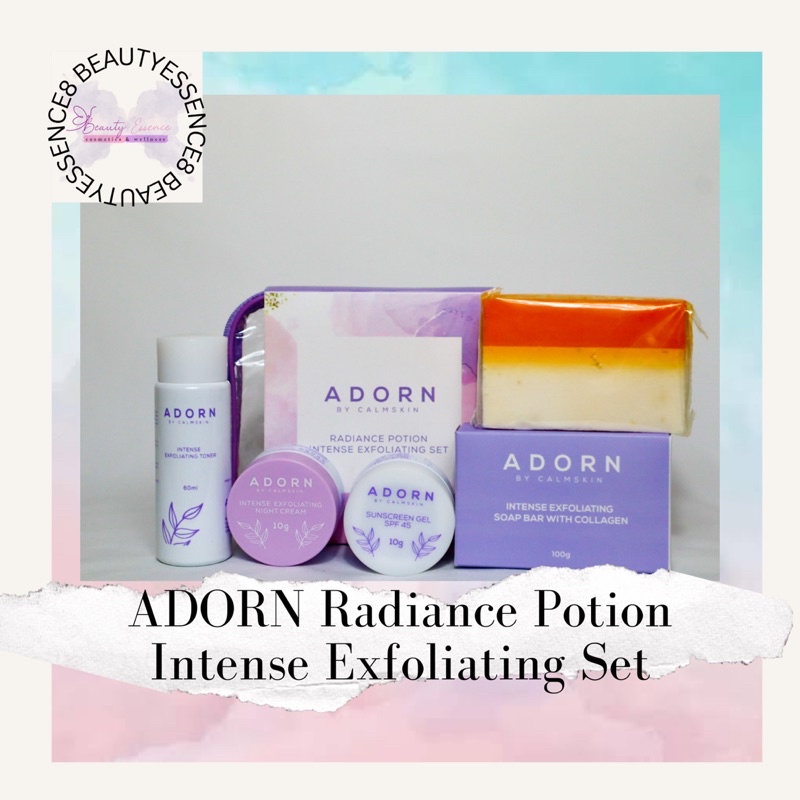 Adorn Radiance Potion Intense Exfoliating Set Shopee Philippines