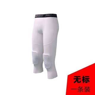 Basketball Pants With Knee Pads Men's Tights Sports Pants Multi