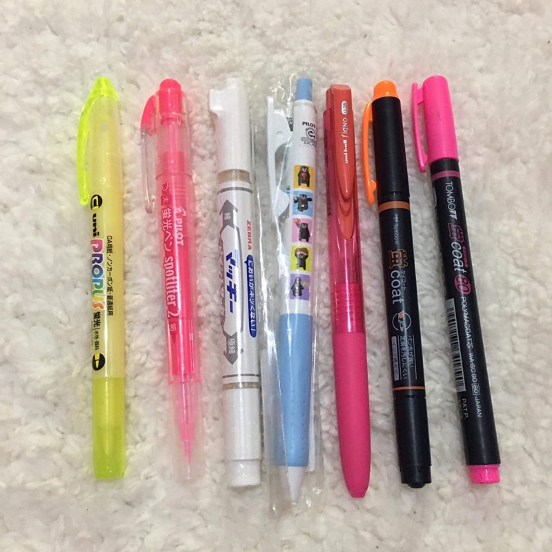 Authentic Highlighters Pens Liquid Eraser Uni Propus Pilot