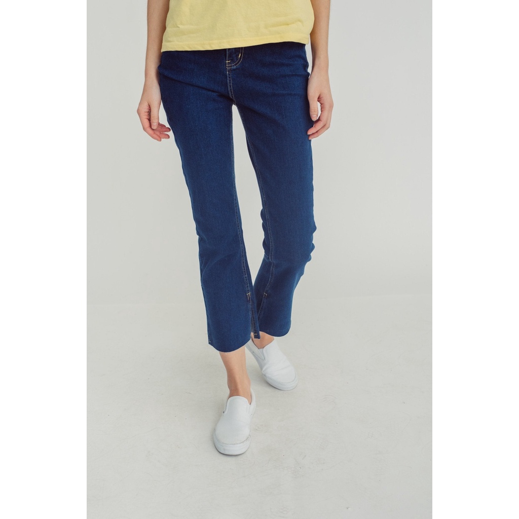 Mossimo Semi Flared High Split Hem Jeans Shopee Philippines