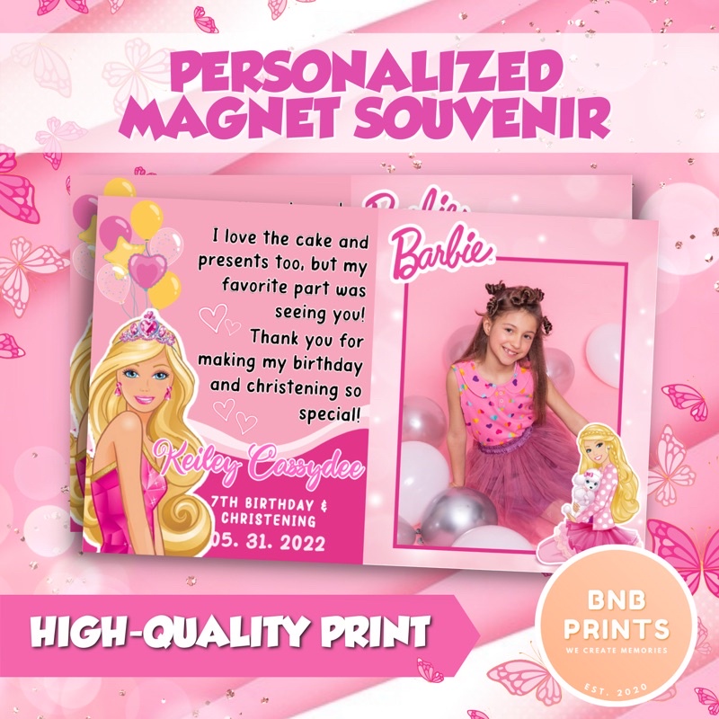 SOUVENIR BARBIE 30 PCS MINIMUM ORDER Shopee Philippines