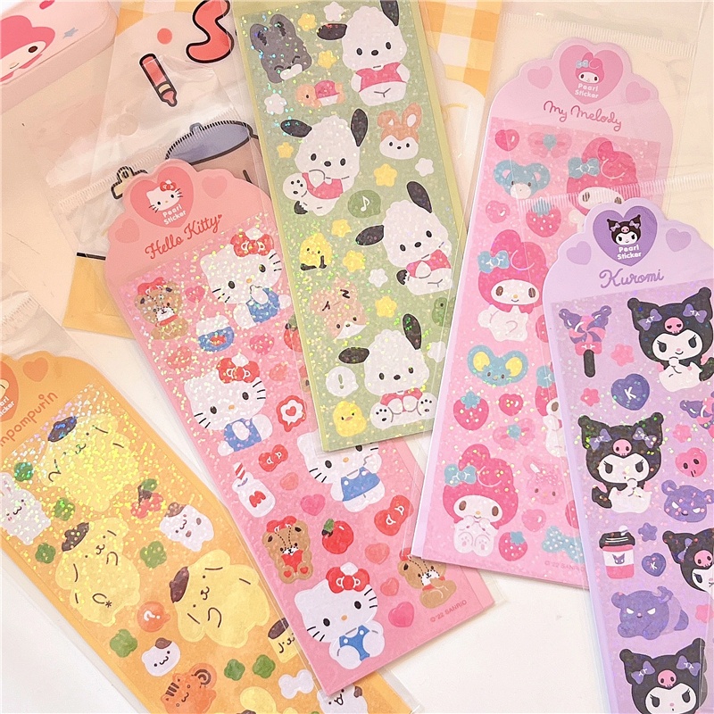 Sanrio characters lasered sticker set of 6 | Shopee Philippines