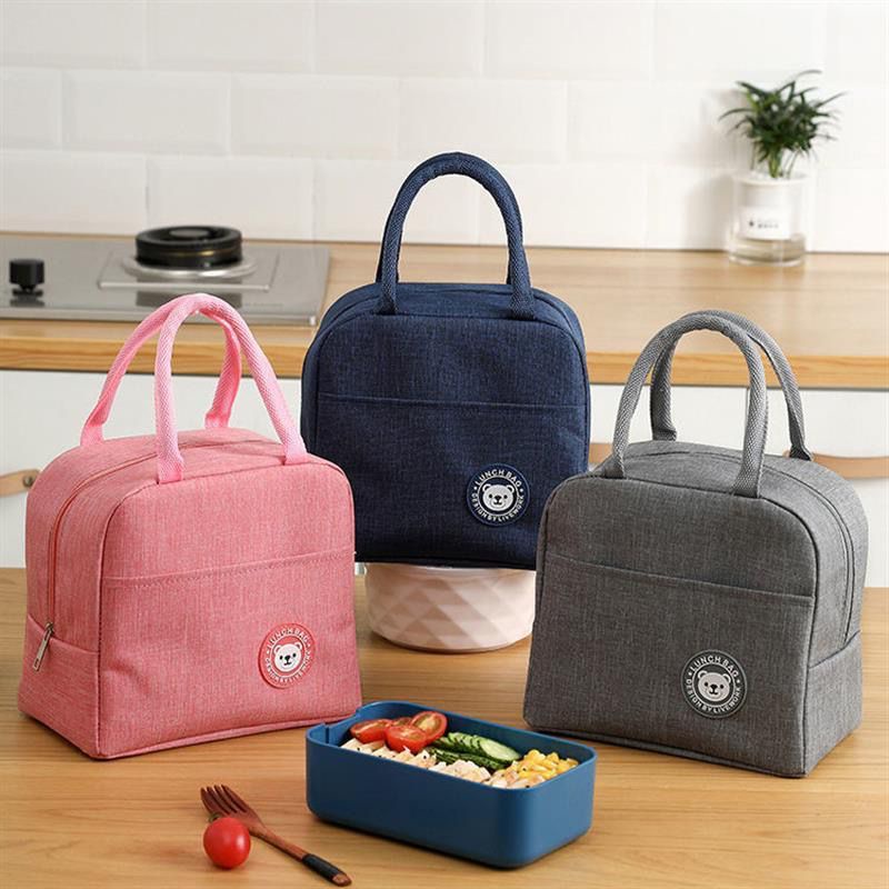 Fresh Cooler Bags Waterproof Nylon Portable Zipper Thermal Oxford Lunch