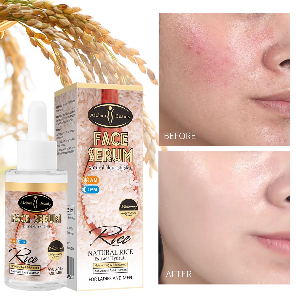 Rice Serum Collagen Face Essence whitening Moisturizing anti-aging ...
