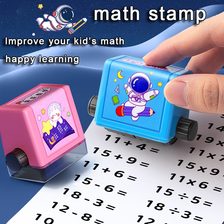 Number Rolling Stamp Math Practice Addition And Subtraction ...