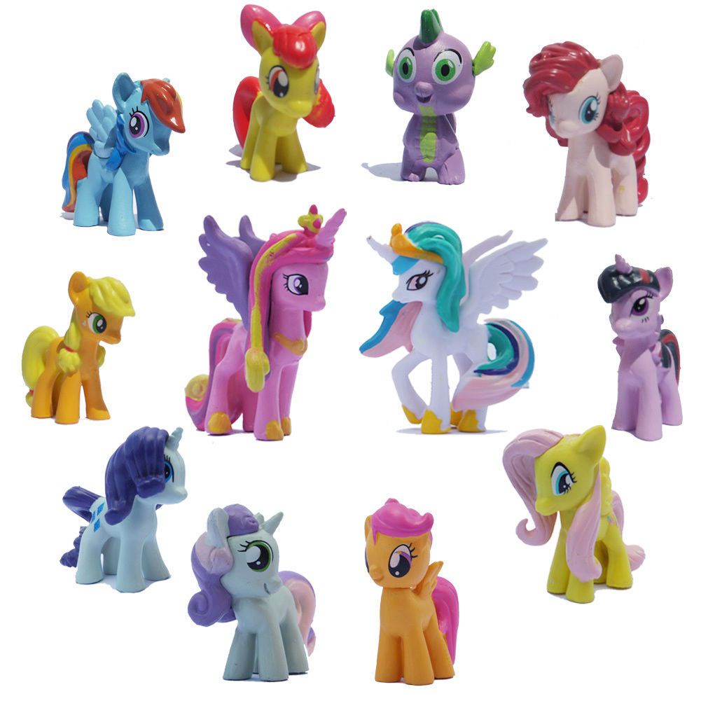 12 Set Pcs Lot My Little Pony Friendship Is Magic Action Figure Kids ...