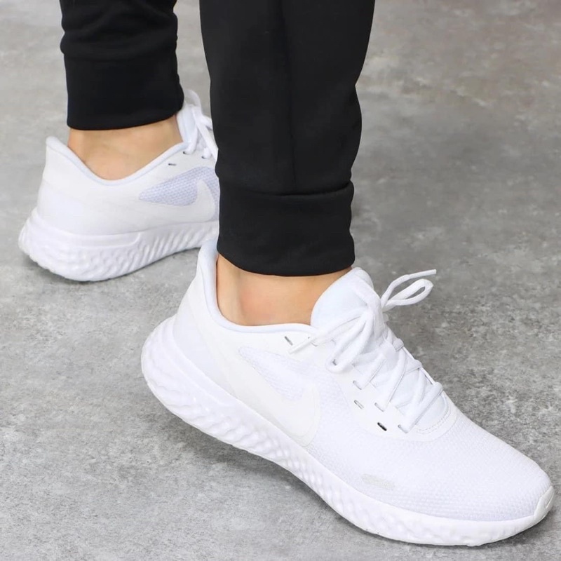 NIKE REVOLUTION 5 TRIPLE WHITE Shopee Philippines