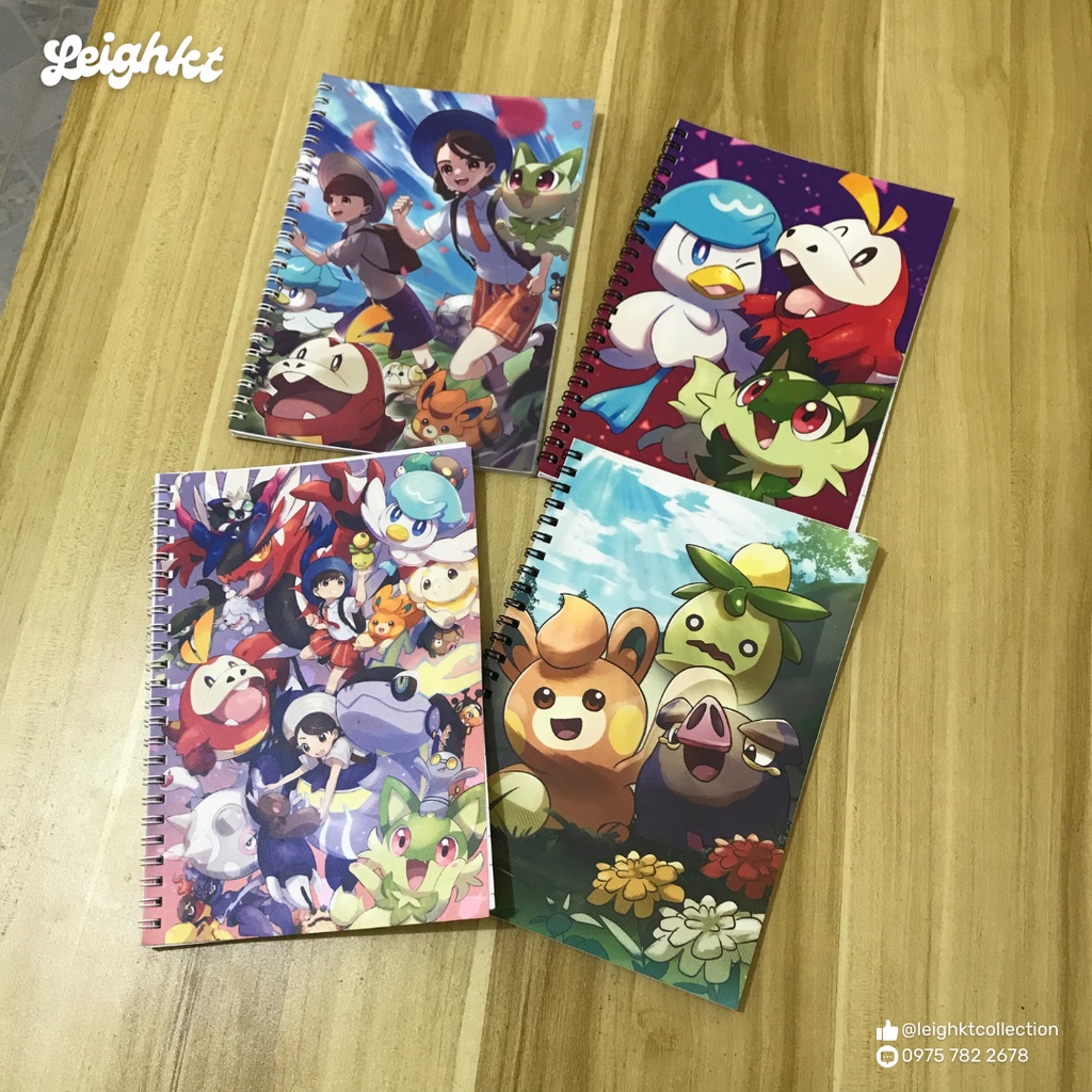A5 Size Notebook Anime Pokemon Scarlet & Violet| Leighkt Collection ...