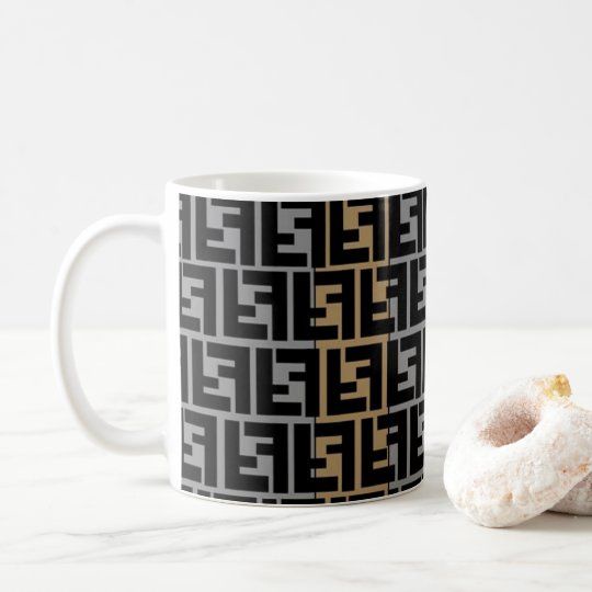 FENDI Cute Ceramic Coffee Mugs 11oz Shopee Philippines