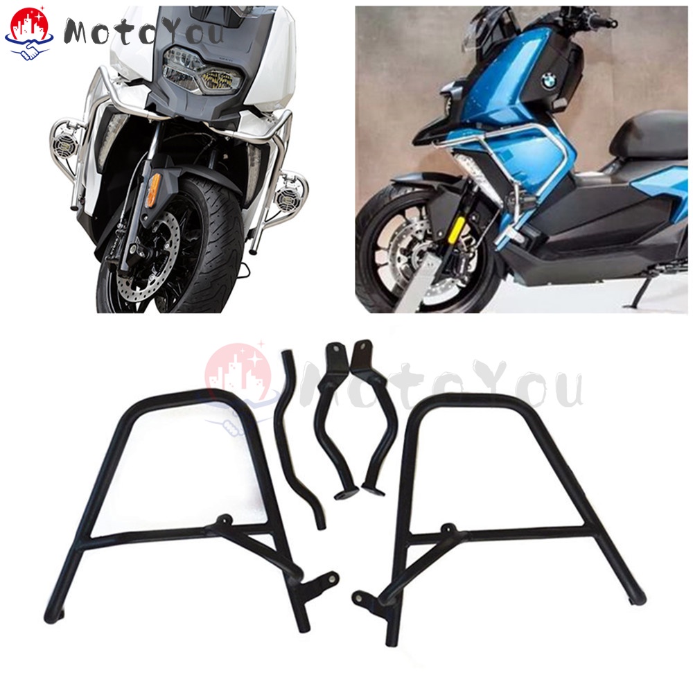 19 22 C400X Motorcycle Engine Guard Highway Side Saddlebag Crash Bar