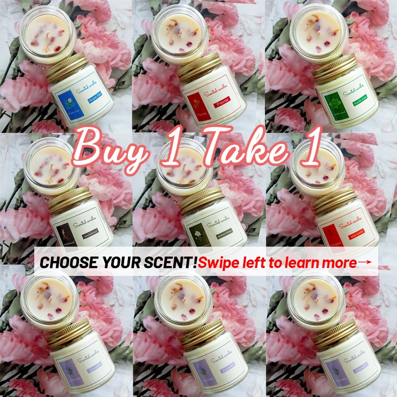 BUY 1 TAKE 1 Scented Soy Candles Home Fragrance Scented Candle Souvenir