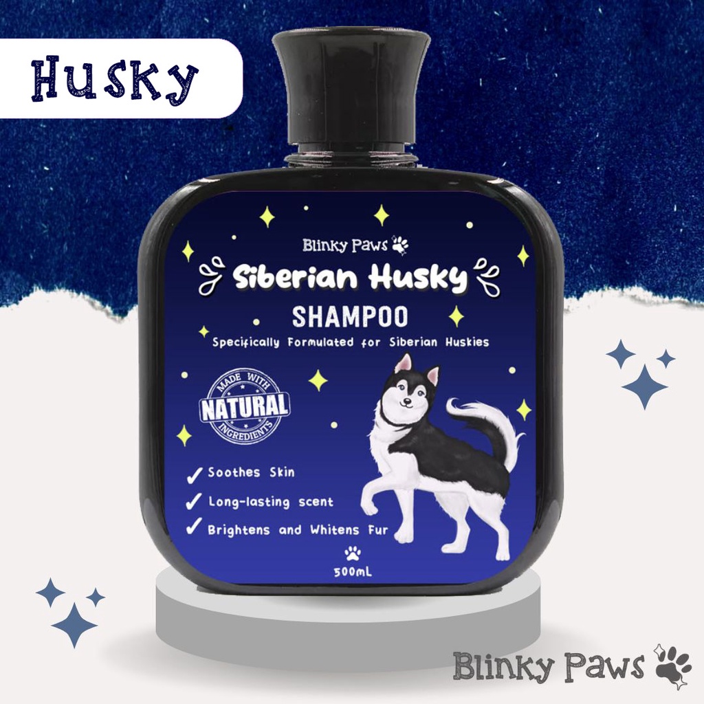 Natural Shampoo for Siberian Husky Soothing and Brightens Fur with Long Lasting Fragrance