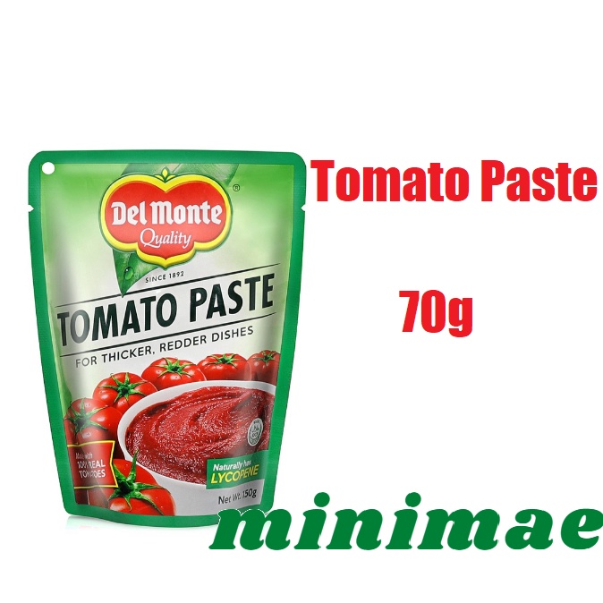minimae Del Monte Tomato Paste 70g Shopee Philippines