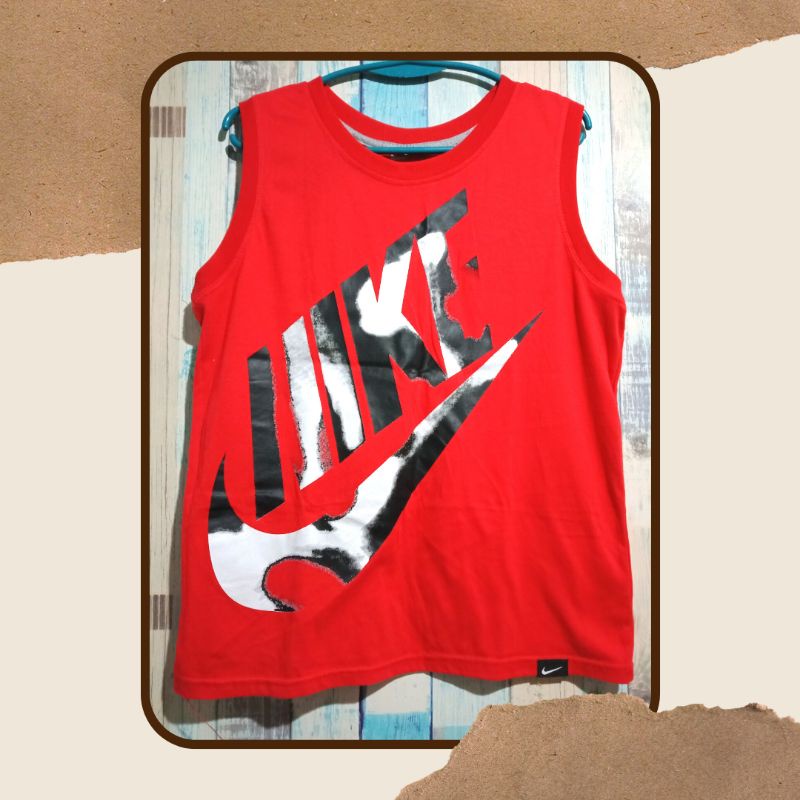 3M UKAY-UKAY: Nike Sleeveless Top for Men (Red) | Shopee Philippines