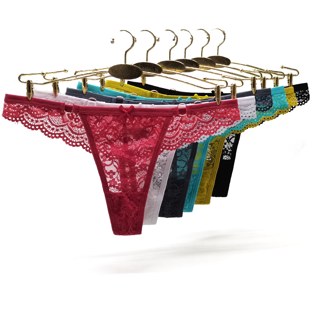Sexy Lace Panty for Women Underwear Thong G-string Plus Size Hollow ...
