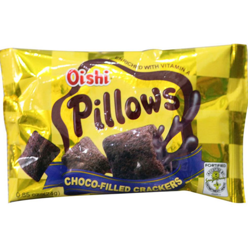 Oishi Pillows Chocolate Crackers 24g Shopee Philippines