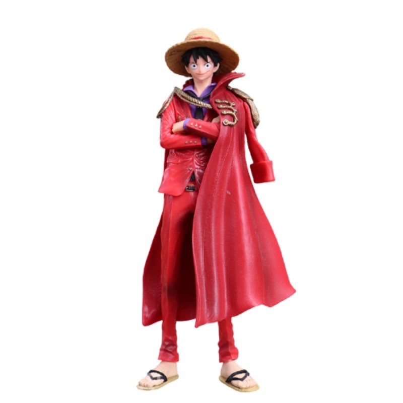 20th Anniversary Edition One Piece Luffy wearing straw hat and red ...