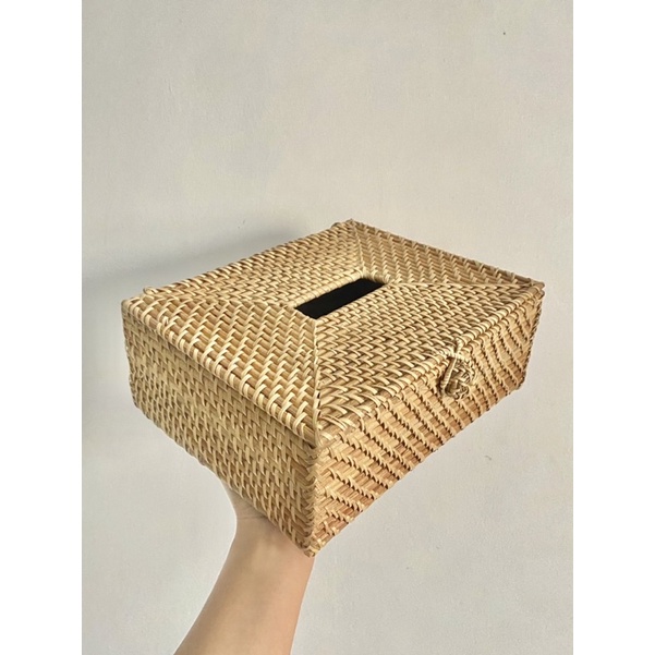 Rattan tissue box native | Shopee Philippines