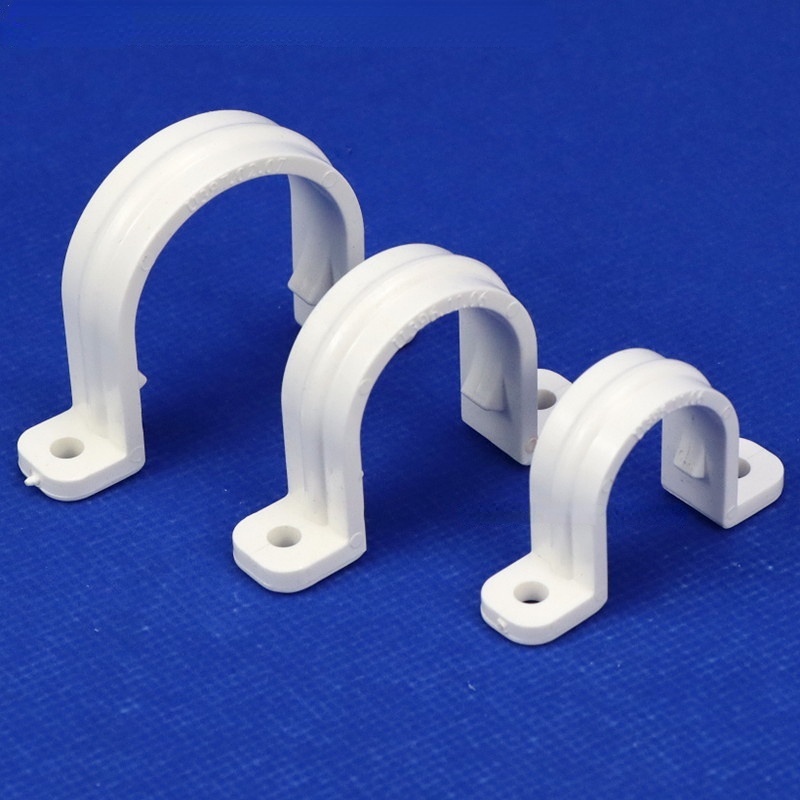 [wdy] Liansu Pvc Plastic Pipe Clamp Riding Maca N-type Upvc Saddle 