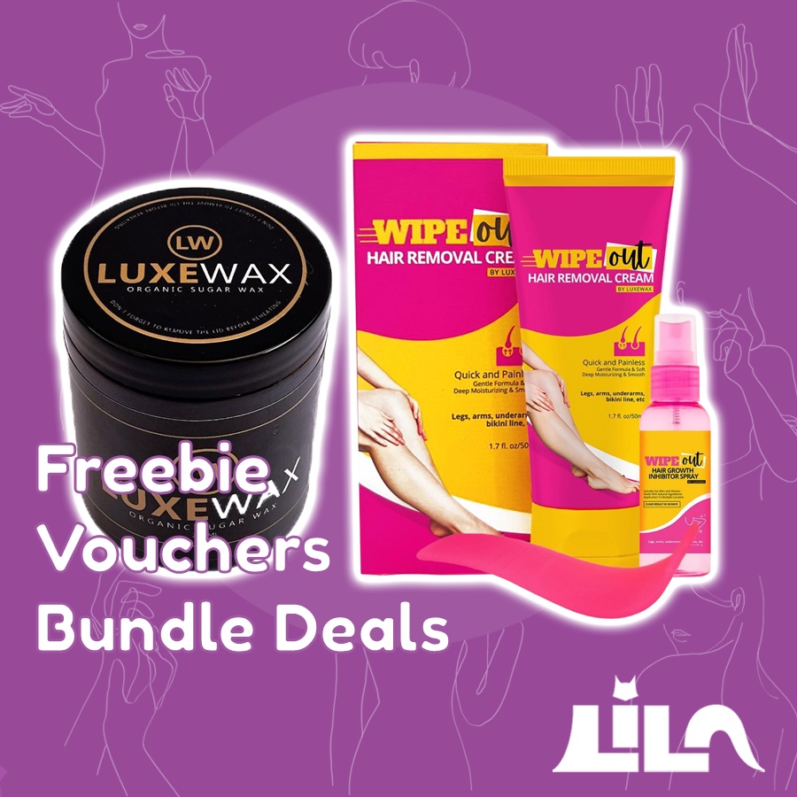 Wipeout Hair Removal Cream / Luxewax Kit Sugar Wax) Hair