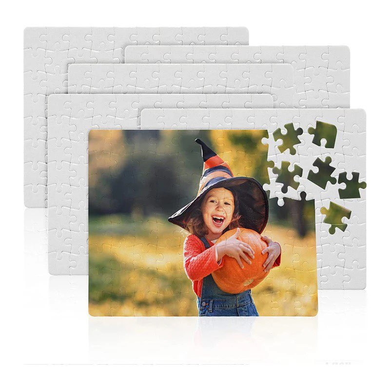 Jigsaw puzzle cut die paper printable blank puzzle for heat transfer