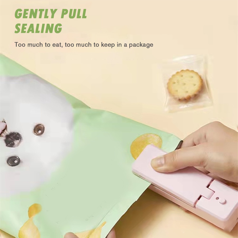 ∋Mini Handheld Heat Sealer Food Snack Plastic Storage Bag Portable ...