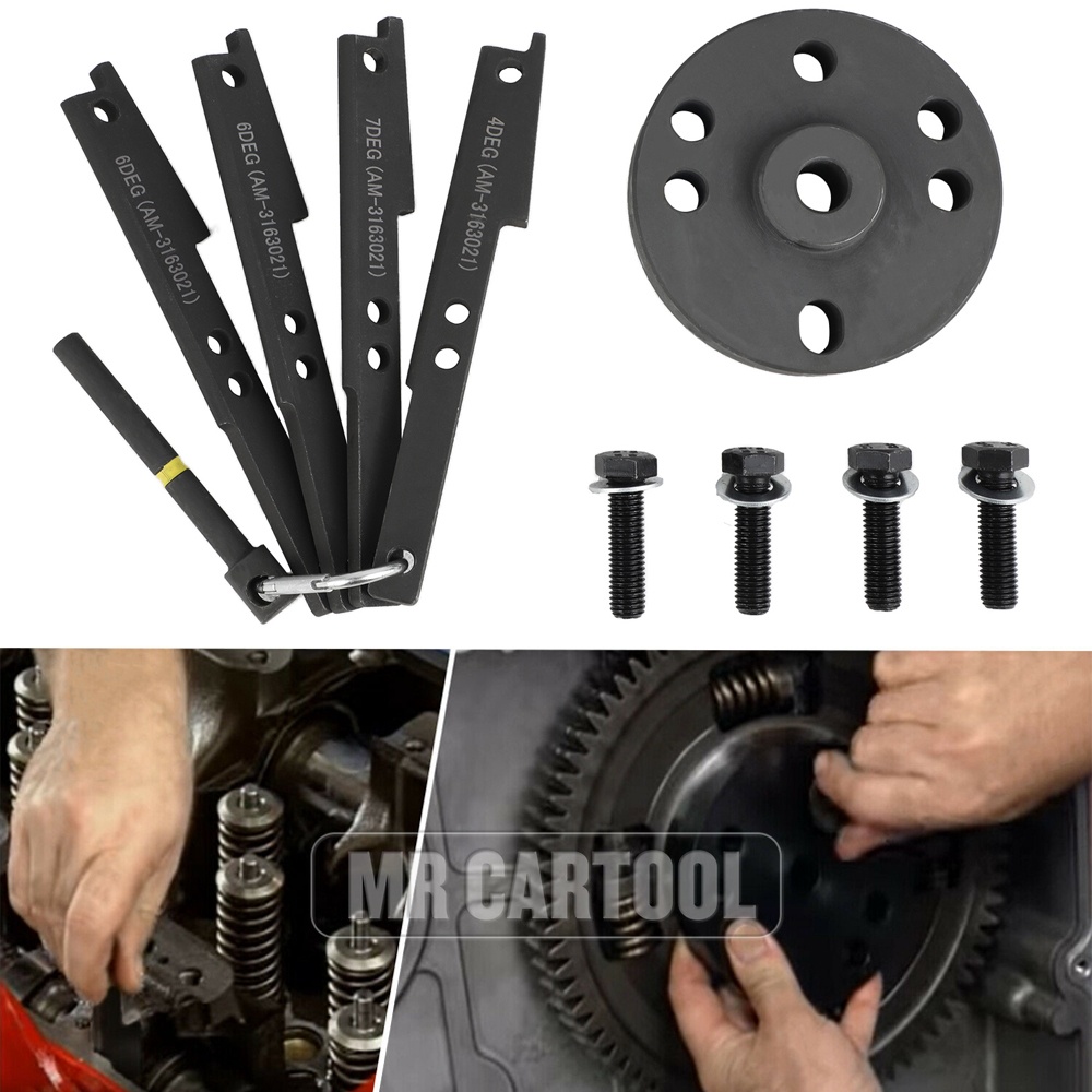 MR CARTOOL Camshaft Timing Injector Cam Gear Puller Tool Kit For