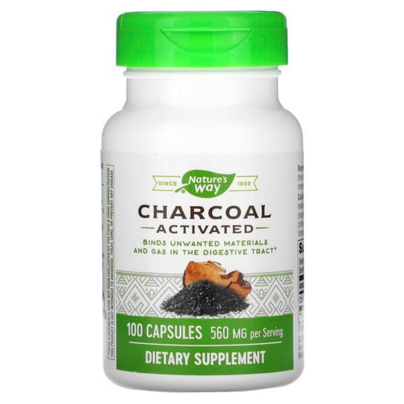 Nature's Way Charcoal, Activated, 100 Capsules | Shopee Philippines