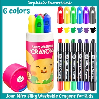 Jar Melo 12 Colors Washable Crayons; Non Toxic; 3 In 1 Effect