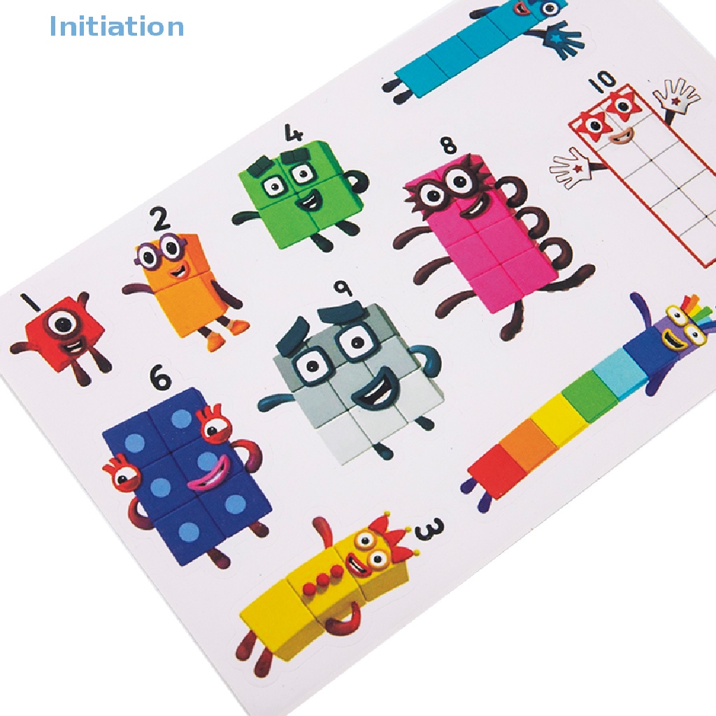 Initiation Numberblocks Stickers Toys Number Blocks Graffiti DIY ...