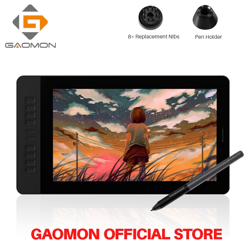 GAOMON PD1561 15.6 Inch IPS HD Graphics Tablet Monitor for Drawing ...
