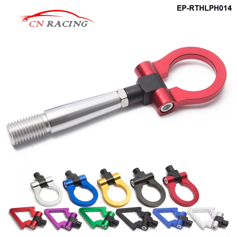 EPMAN Jdm Folding Ring Screw On Front Rear Bumper Tow Hook For Nissan