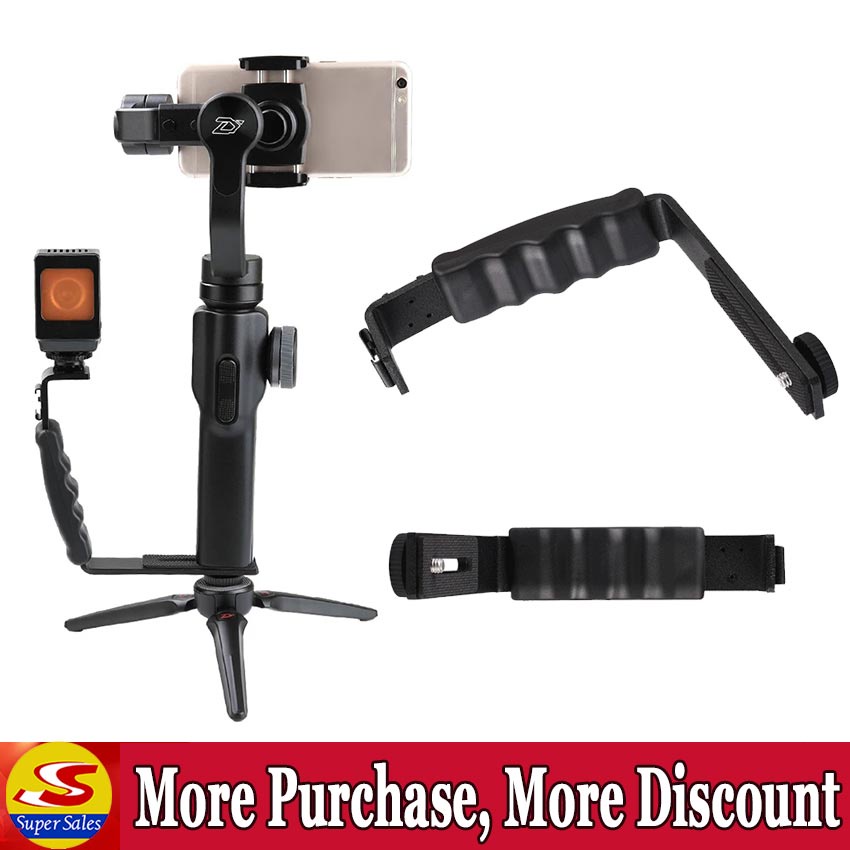 【SuperSales】L-Shape Handle Grip Mount Photography Video Flash Camera ...