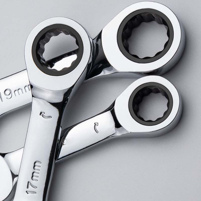 KL 1pcs 8mm-19mm Reversible Combination Stubby Single Wrench Stubby ...