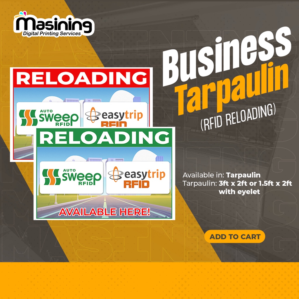 RFID Reloading Business tarpaulin Shopee Philippines