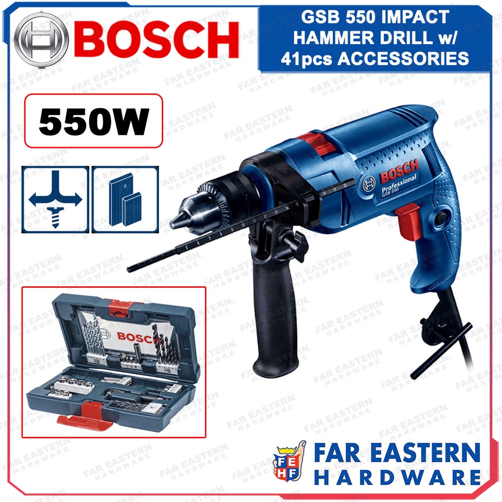 Bosch discount drill 550w