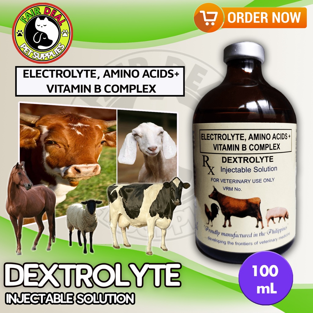 DEXTROLYTE Injectable Solution 100ml (Electrolytes, Amino Acids plus