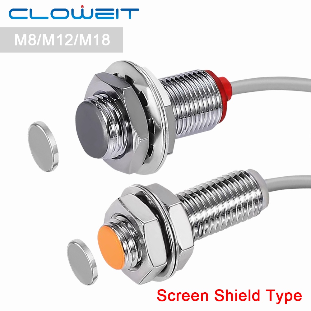 Cloweit Hall Magnetic Switch NJK Proximity Inductive Sensor M8 M12 M18 ...