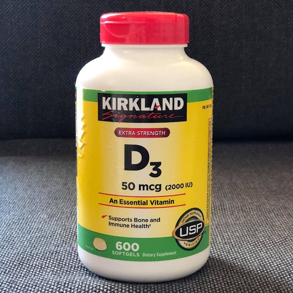 Kirkland Vitamin D3 2000 IU 600 softgels Shopee Philippines