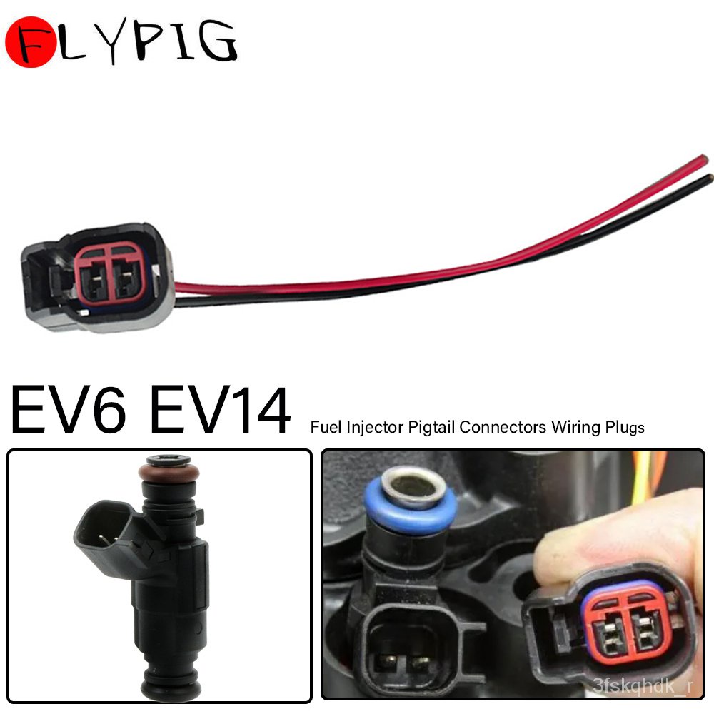 4 PCS 8PCS EV6 EV14 Fuel Injector Connector Wiring Plugs Clips For